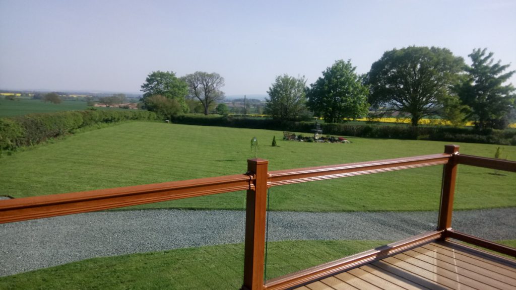 View from Grinshill lodge